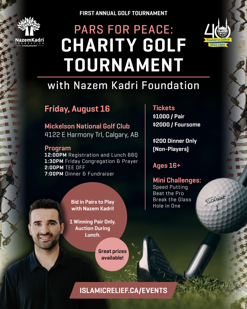 Pars for Peace : Charity Golf Tournament with Nazem Kadri Foundation